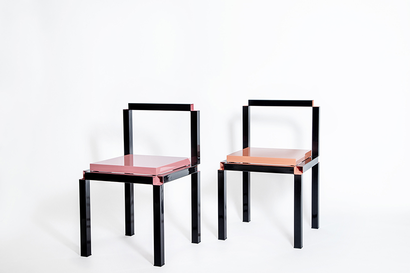 seemingly fragile zero thickness chair is crafted from robust steel welding and joinery