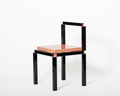 seemingly fragile zero thickness chair is crafted from robust steel welding and joinery