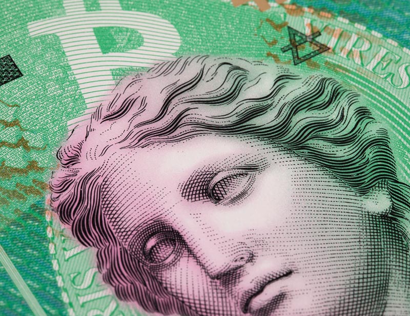 ζωντανά τραπεζογραμμάτια bitcoin από τον Tom Badley μεταφέρουν κρυπτονομίσματα στη φυσική σφαίρα
