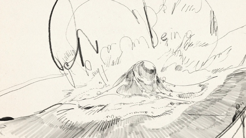 hand-drawn abstract figures dance along max cooper&rsquo;s music in film by masanobu hiraoka