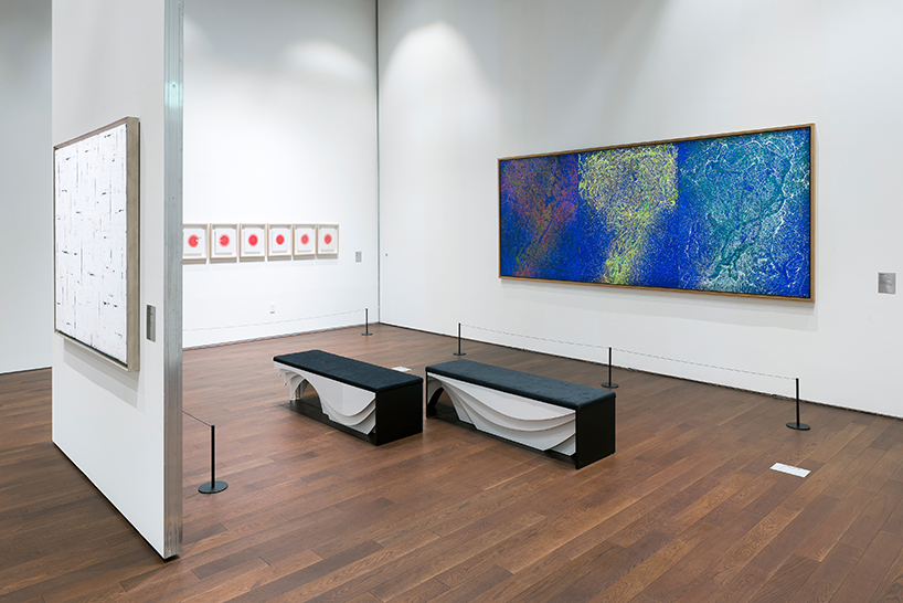 sinuous steel ribs flow around unsangdong architects' art museum in korea