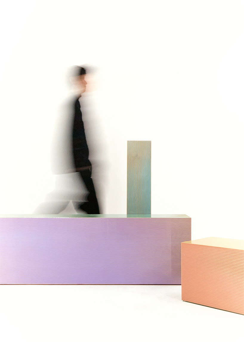 yoonmo koo transports monochrome, tactile arts of dansaekhwa into furniture realm