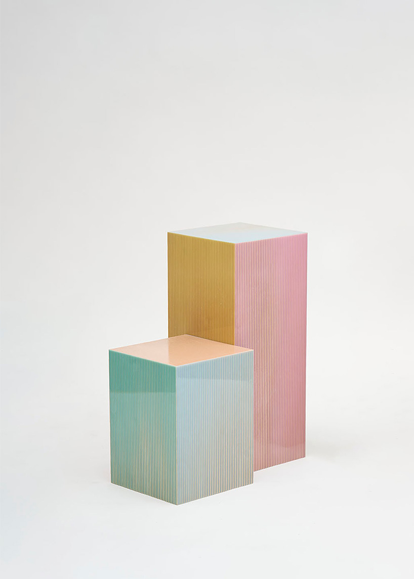 yoonmo koo transports monochrome, tactile arts of dansaekhwa into furniture realm
