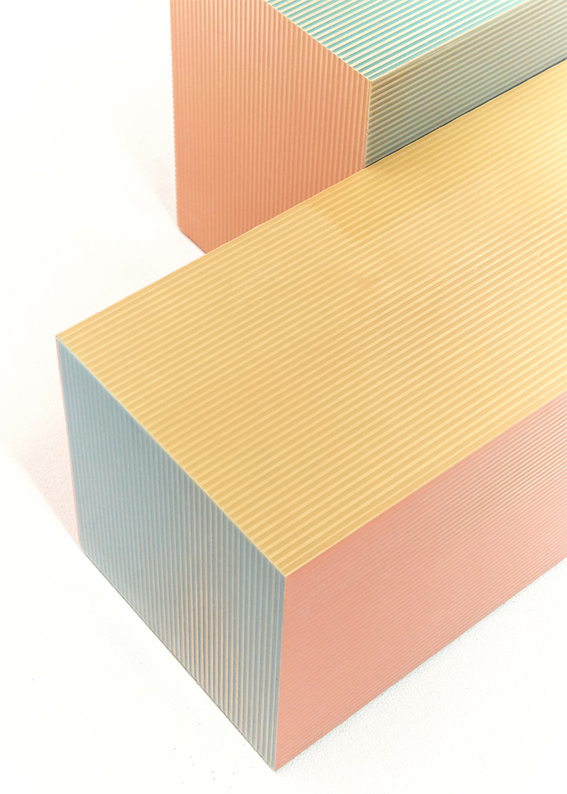 yoonmo koo transports monochrome, tactile arts of dansaekhwa into furniture realm