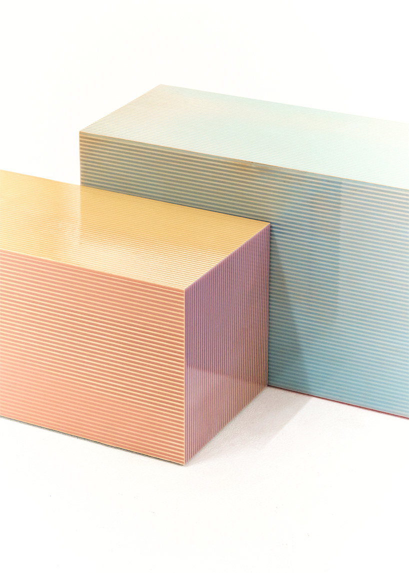 yoonmo koo transports monochrome, tactile arts of dansaekhwa into furniture realm