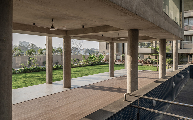 UA lab's concrete shell pavilion forms inclusive residential community space in india