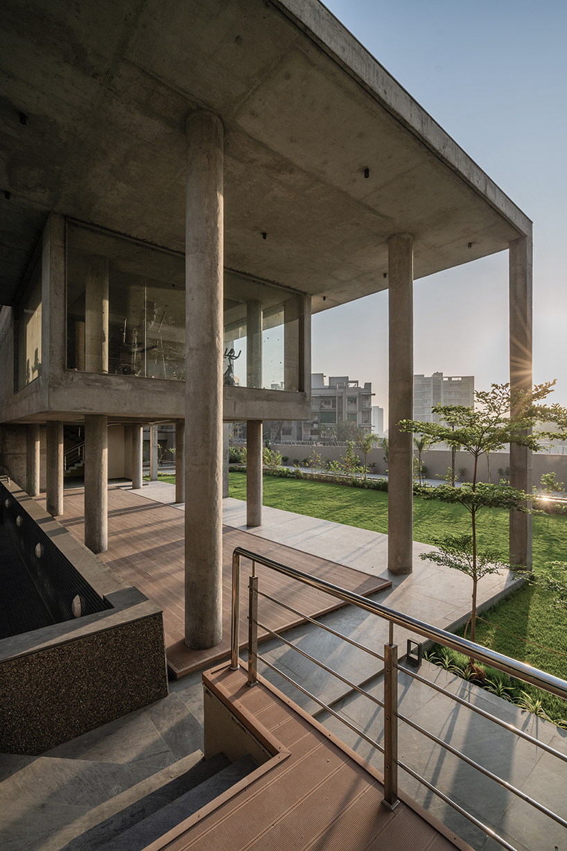 UA lab's concrete shell pavilion forms inclusive residential community space in india