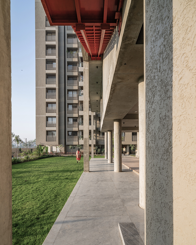UA lab's concrete shell pavilion forms inclusive residential community space in india