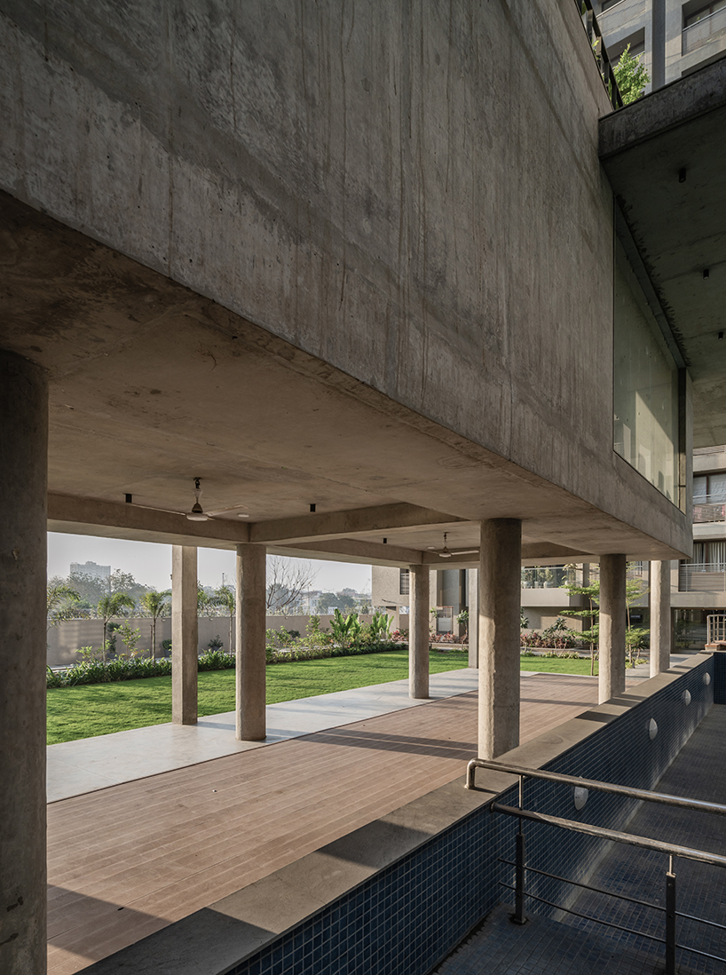 UA lab's concrete shell pavilion forms inclusive residential community space in india