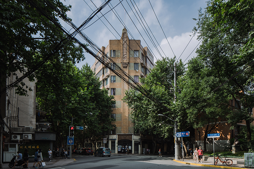 yang chen's photographic series captures twelve art deco buildings across shanghai