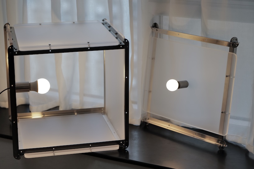 art-chitecture modular furniture system turns chairs and lamps into spatial sculptures - 10