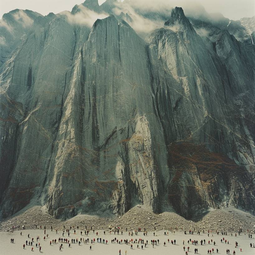 AI-DA's AI photo series intertwines surreal urban and natural landscapes  