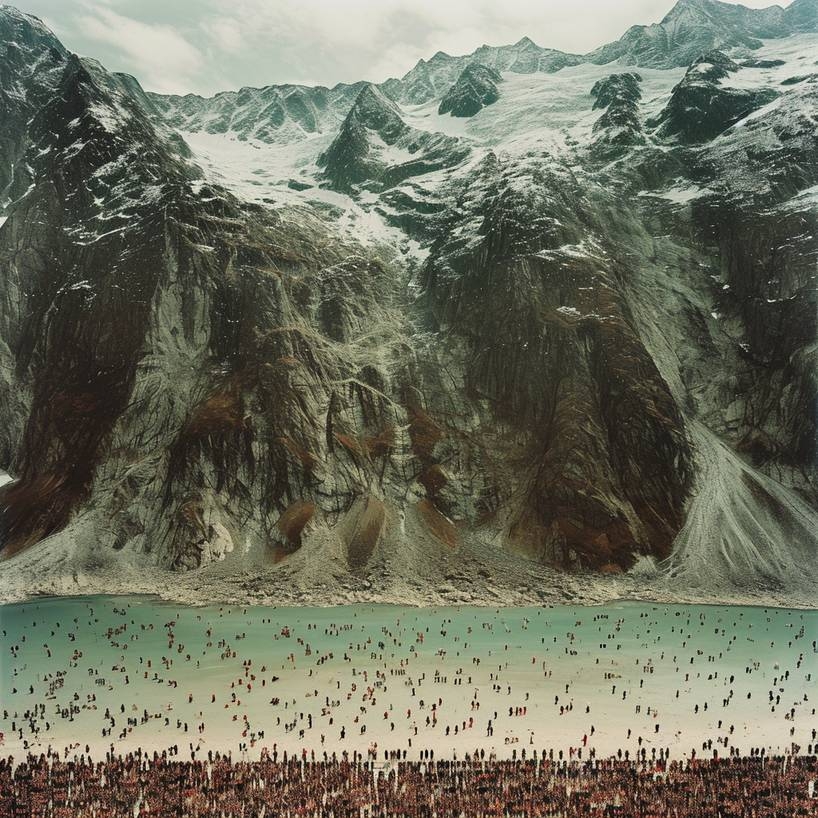 AI-DA's AI photo series intertwines surreal urban and natural landscapes  