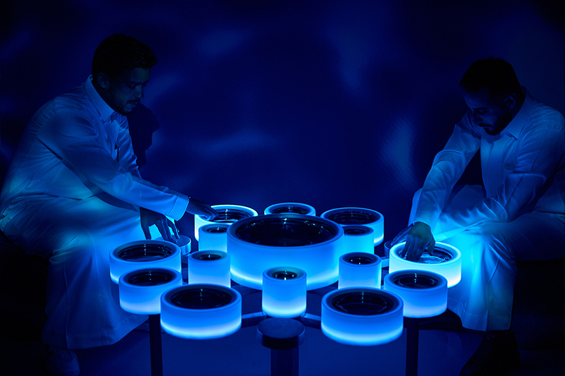 inner waves by artur weber - an audio-tactile symphony powered by water