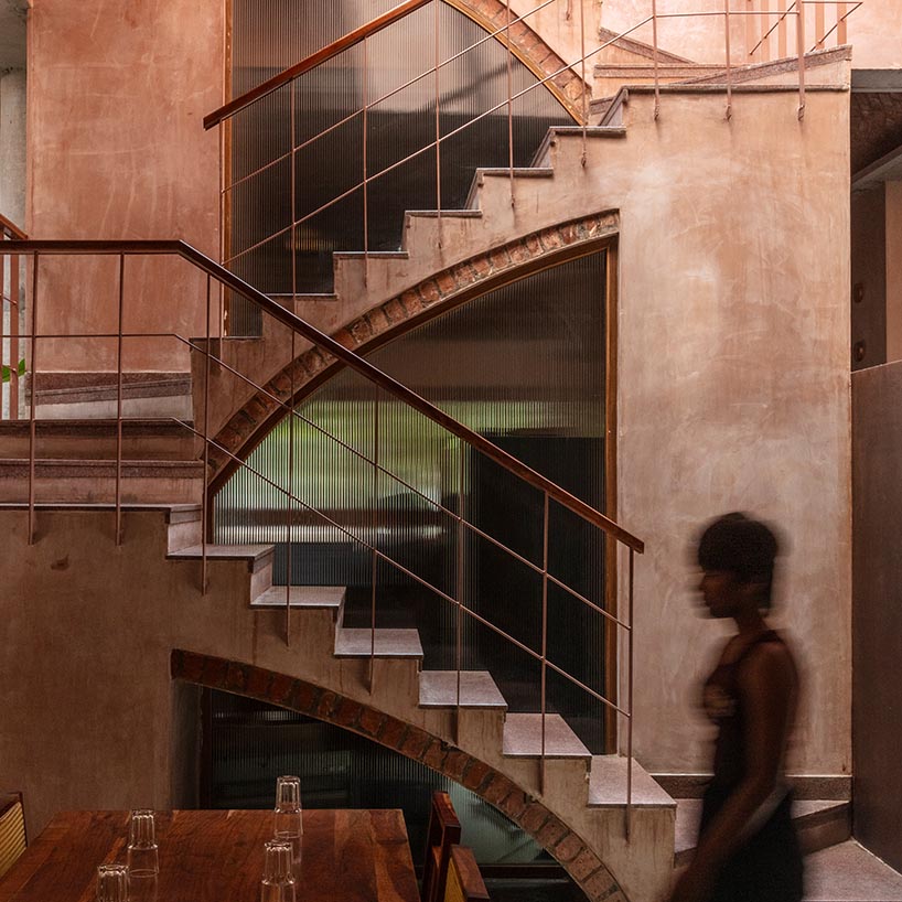 brick-moulded vaulted ceilings crown restaurant by sona reddy studio in india