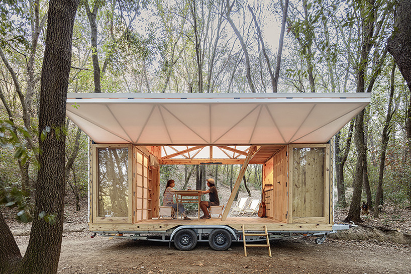 mo ca iaac produces a self sufficient mobile home made of dowel laminated timber 3