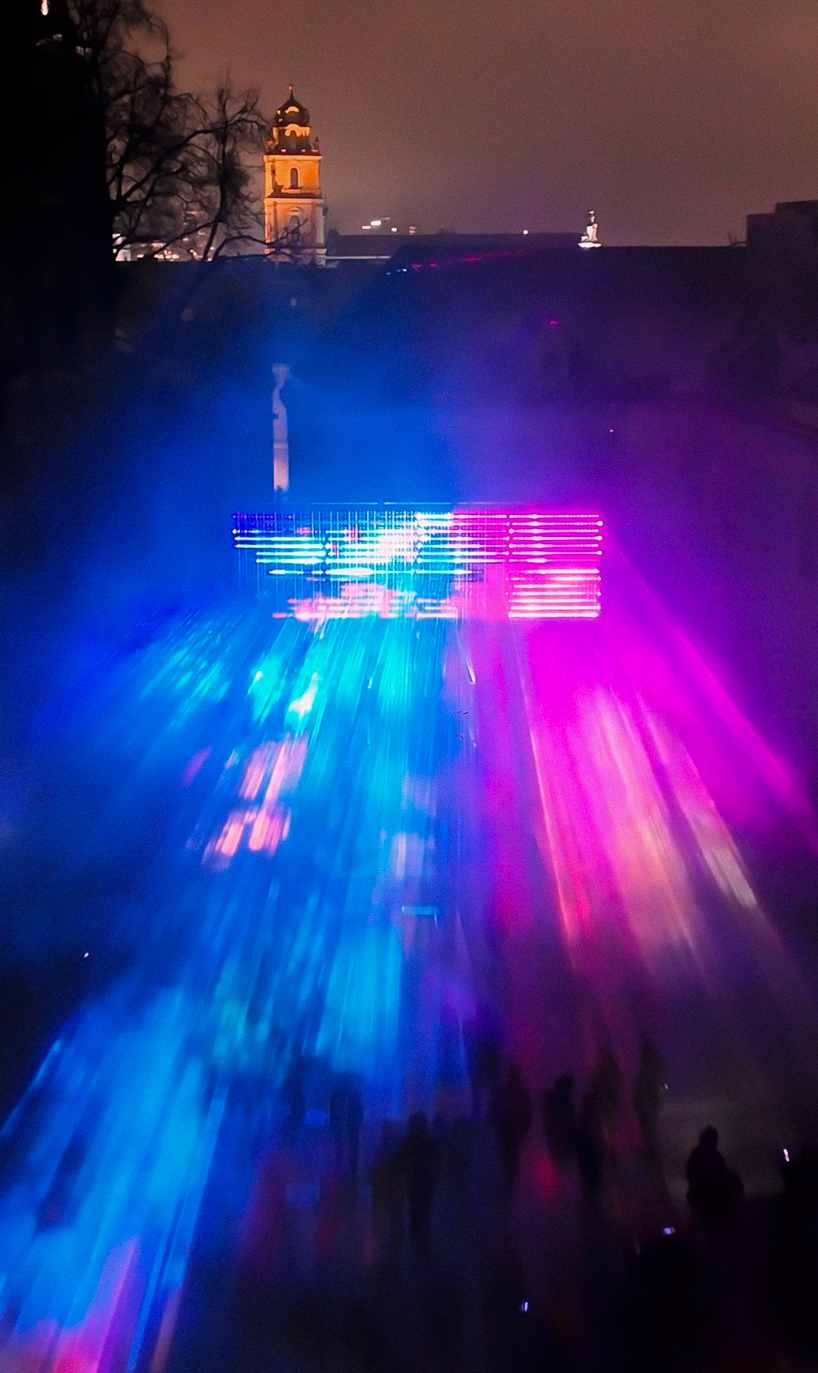 architecture social club creates floating volumes of animated light 5