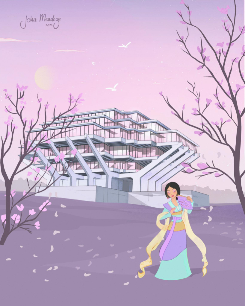 disney's animated characters reimagine iconic architectural landmarks