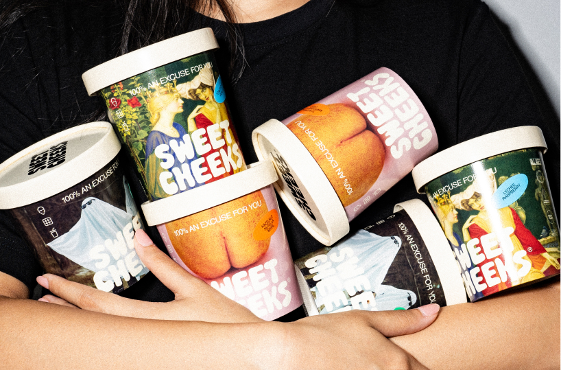 bravo's new identity for gelato brand crafts surreal AI-generated landscapes