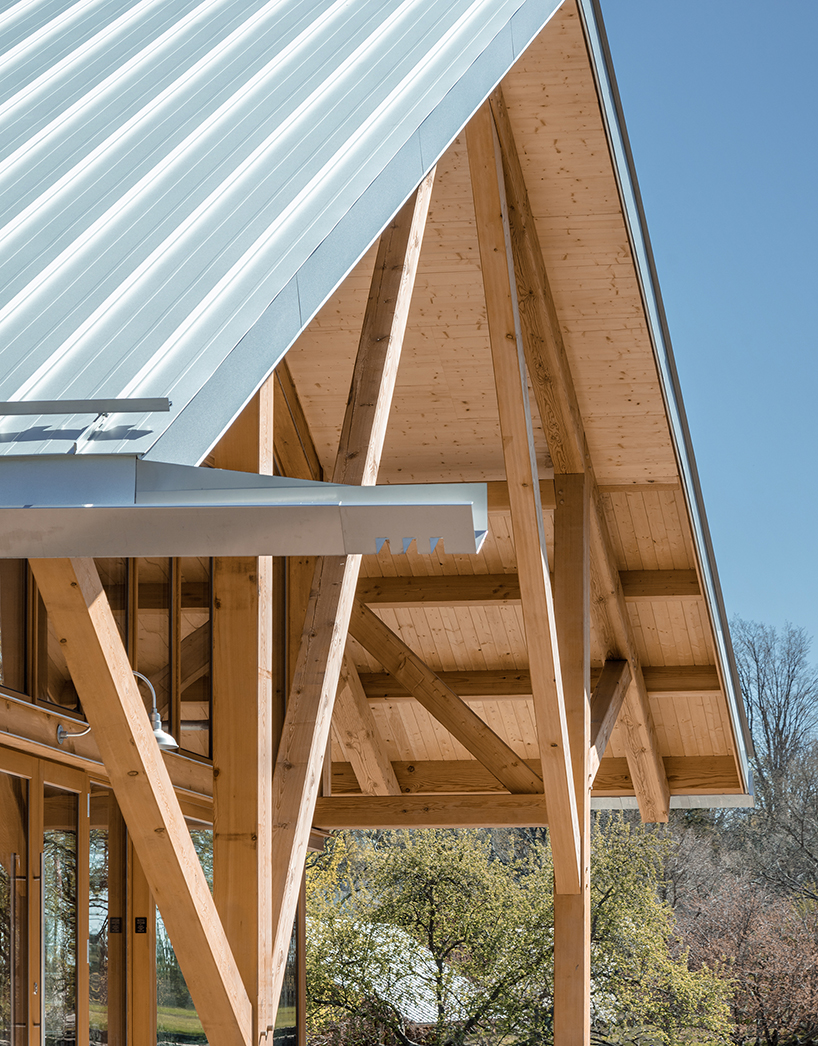 net zero timber farmstand powers local food in weston massachusetts 1