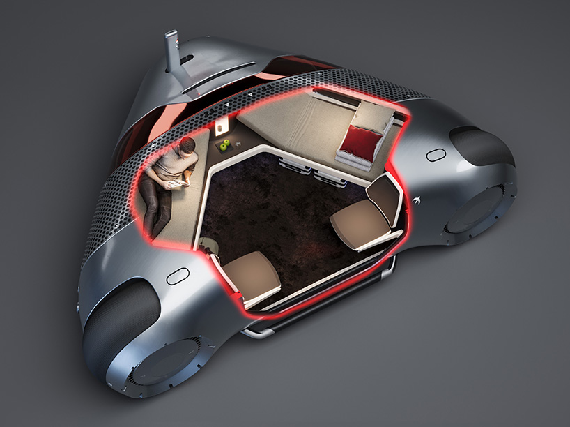 autonomous overnight travel concept vehicle swift pod