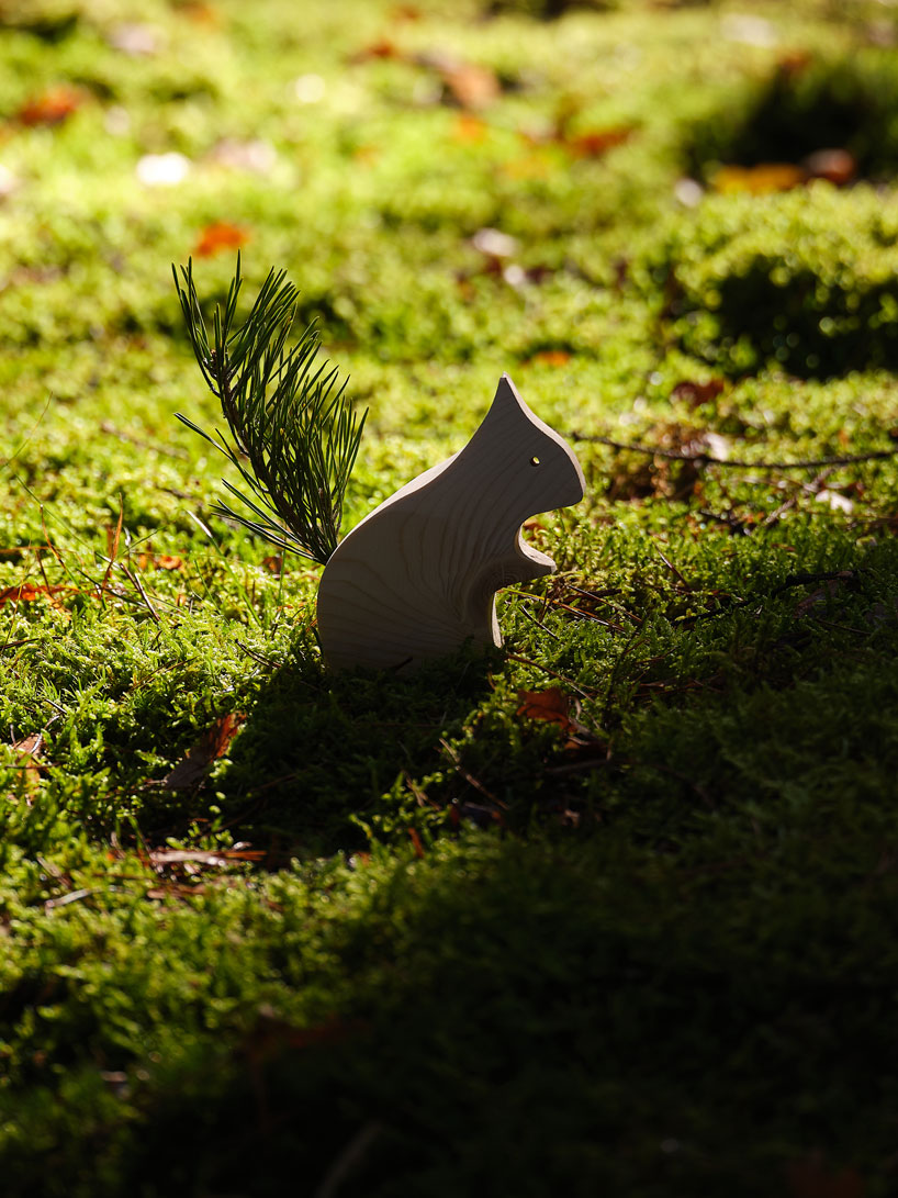 found forest branch allows users complete decorative wooden squirrel&rsquo;s distinct form