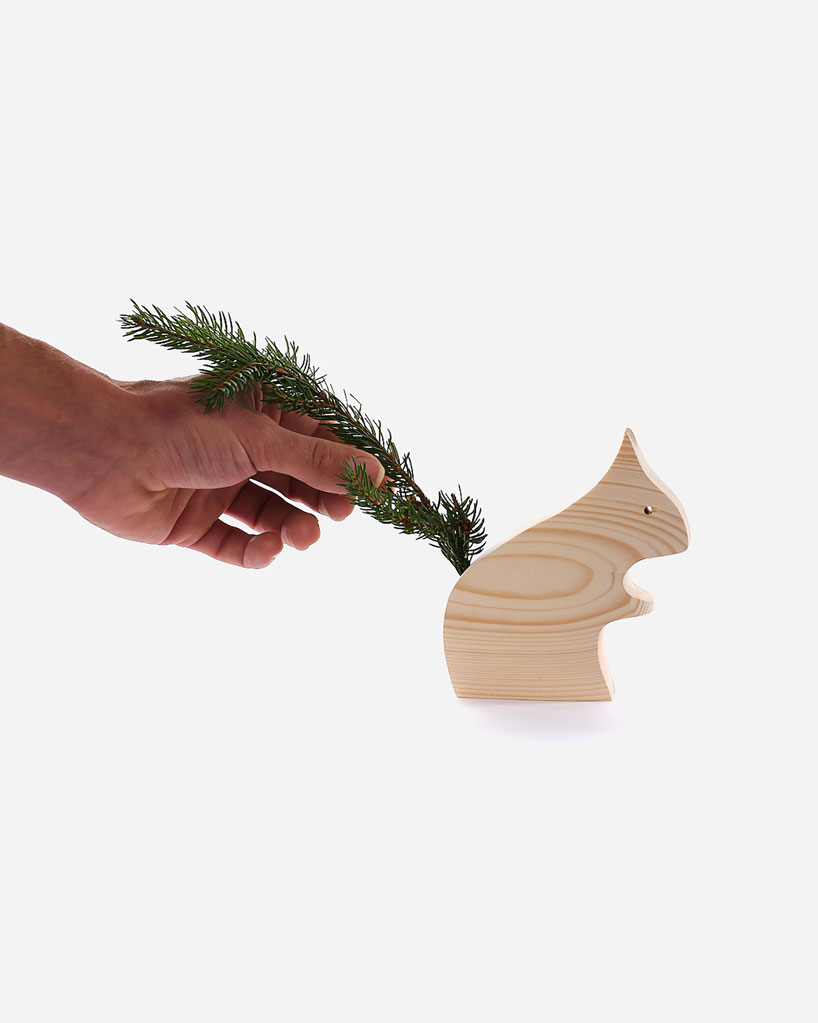 found forest branch allows users complete decorative wooden squirrel&rsquo;s distinct form