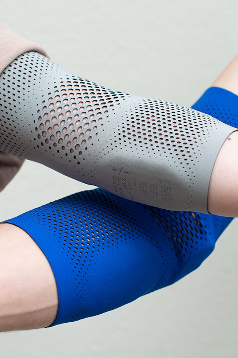 nils sorger’s elbow brace fuses additive 3D printing and subtractive laser cutting technology