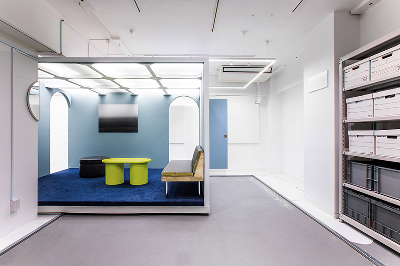 naoshi kondo studio crafts a versatile sliding office space in kyoto