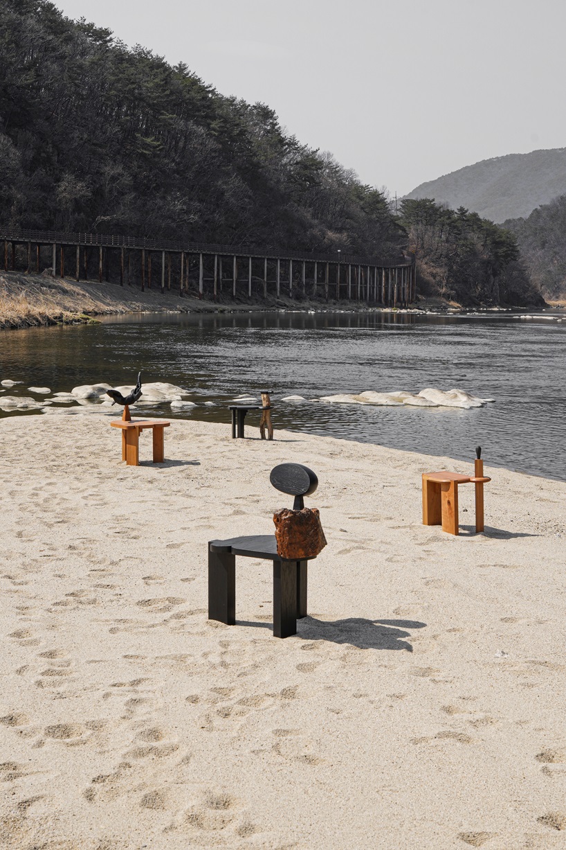 gidoo song fuses architectural forms and elements from nature for furniture series