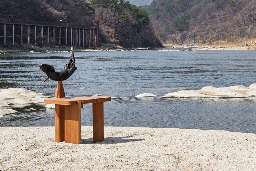 gidoo song fuses architectural forms and elements from nature for furniture series