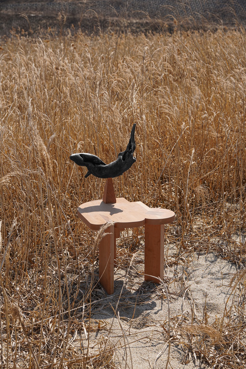 gidoo song fuses architectural forms and elements from nature for furniture series