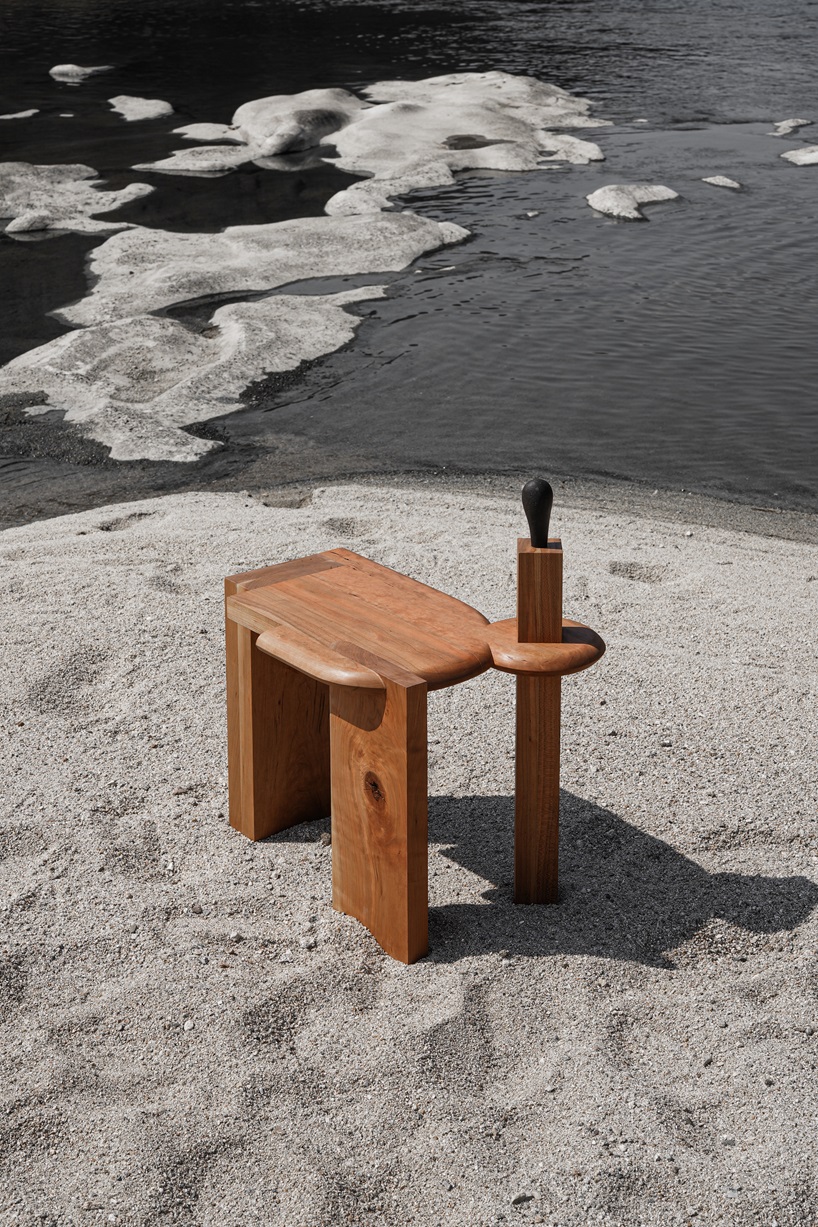 gidoo song fuses architectural forms and elements from nature for furniture series