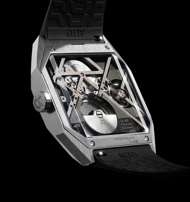 Thibaut Guittard Alto Art 01 reloj concept car de los años 70