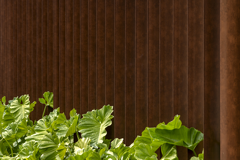 corten steel brise-soleils shield low-rise office building by perkins&will in são paulo