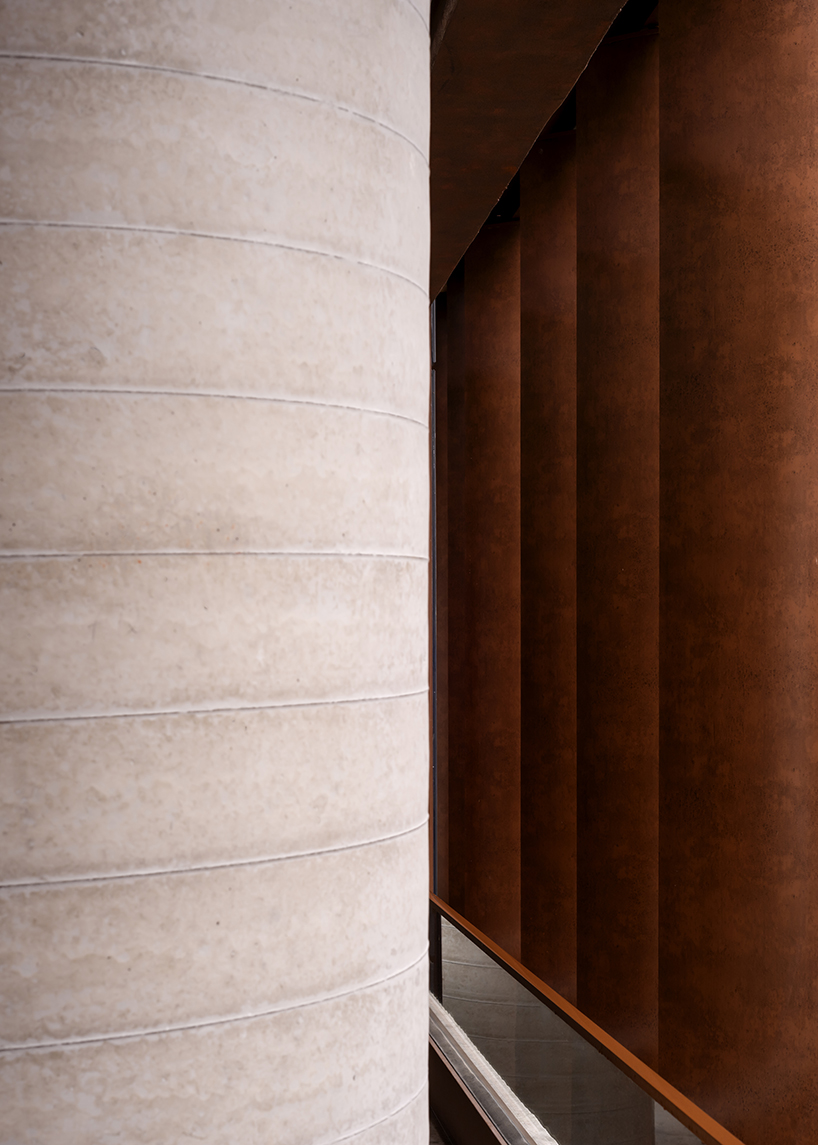 corten steel brise-soleils shield low-rise office building by perkins&will in são paulo