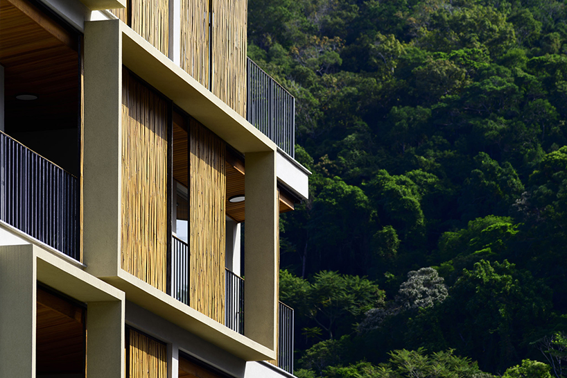 perkins&will pairs bamboo with green-toned corten steel for living block&rsquo;s facade in brazil - 8