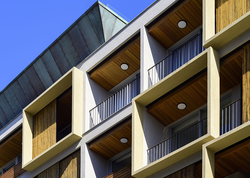 perkins&will pairs bamboo with green-toned corten steel for living block&rsquo;s facade in brazil - 4