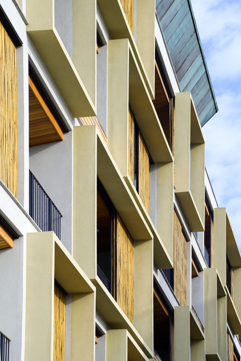 perkins&will pairs bamboo with green-toned corten steel for living block&rsquo;s facade in brazil - 6