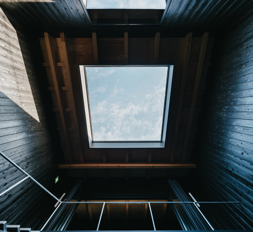 charred cedar facade enfolds kiln-inspired sauna in japan