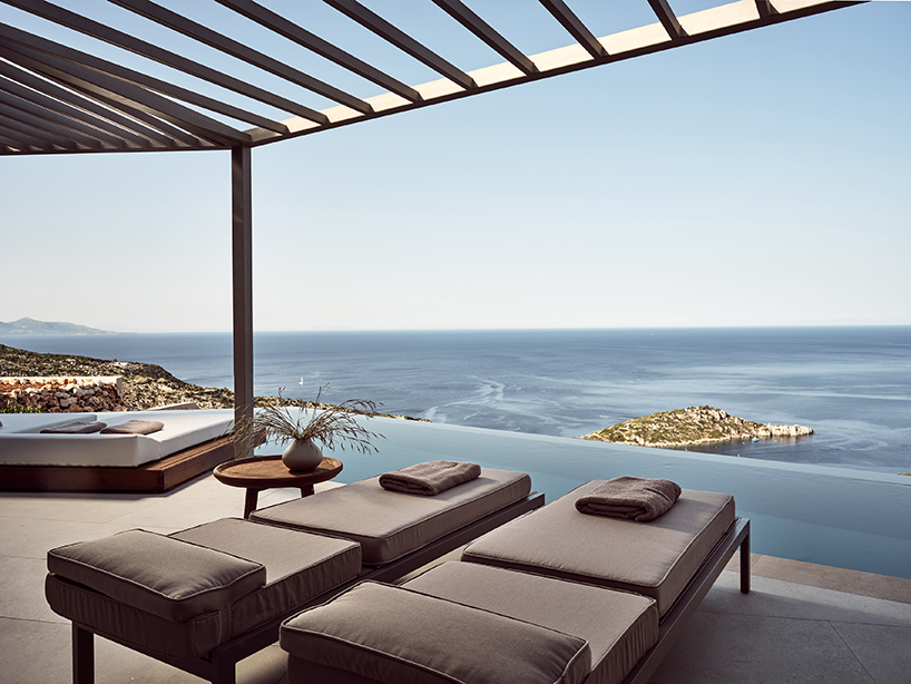 urban soul project's yoma cove suites emerge from zakynthos island's cliffside