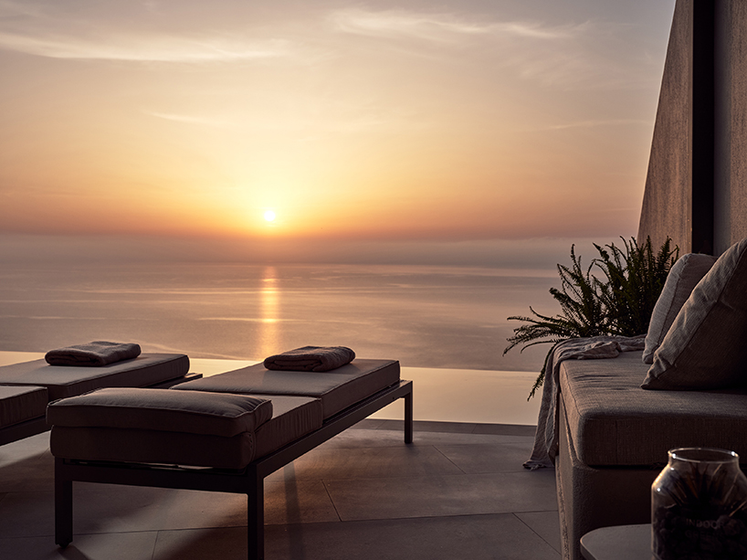 urban soul project's yoma cove suites emerge from zakynthos island's cliffside