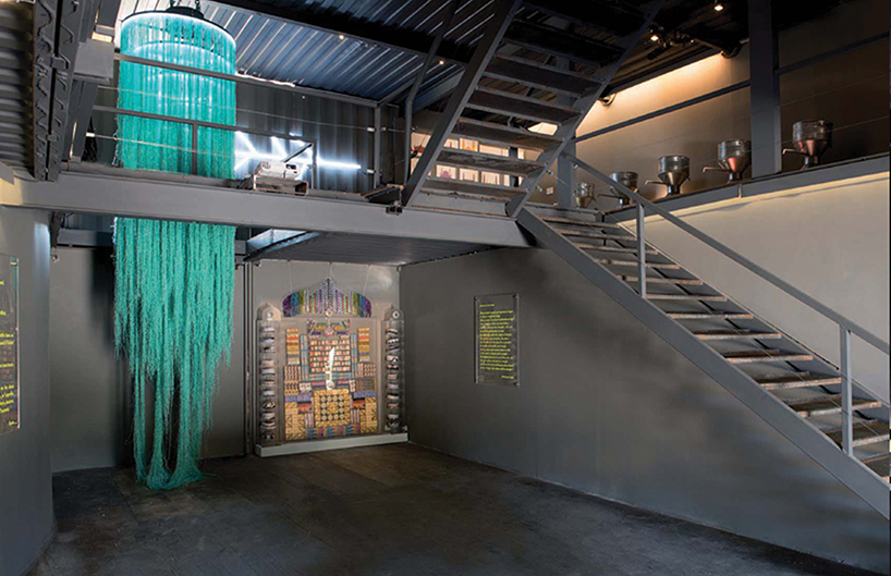 architects in rome builds temporary museum in tunisia using container units