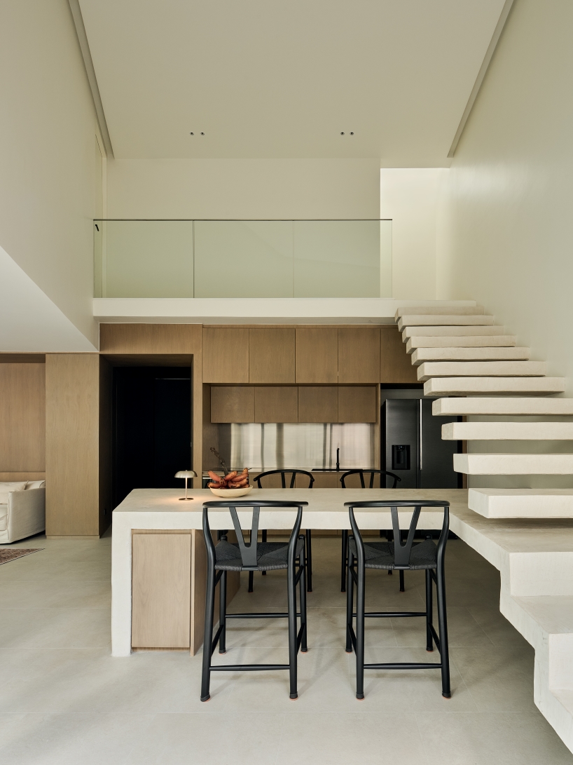 tattoo atelier and residence merge within angular casa T sculpted by SSAA in bangkok