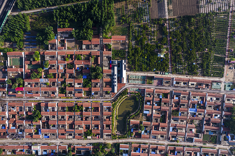 traditional cellular geographic patterns inform li guifen rural complex's layout in china