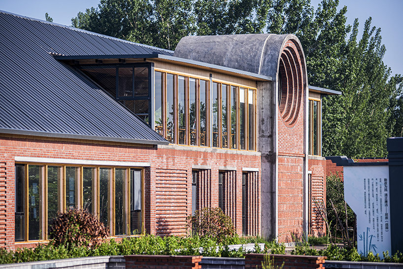 traditional cellular geographic patterns inform li guifen rural complex's layout in china