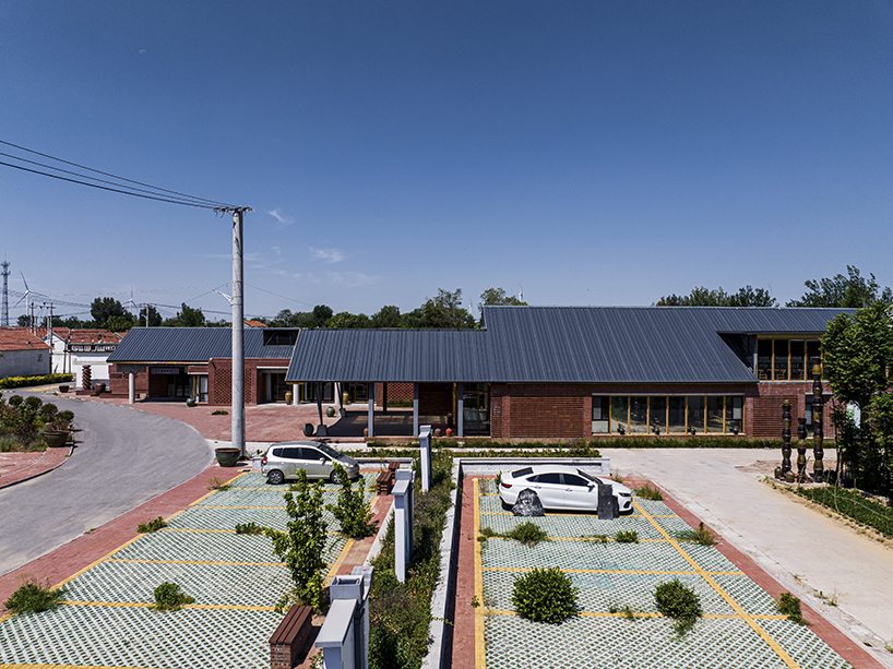 traditional cellular geographic patterns inform li guifen rural complex's layout in china