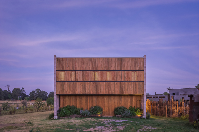 estudio atemporal crafts tiny geometric brick home in mexico's rural landscape