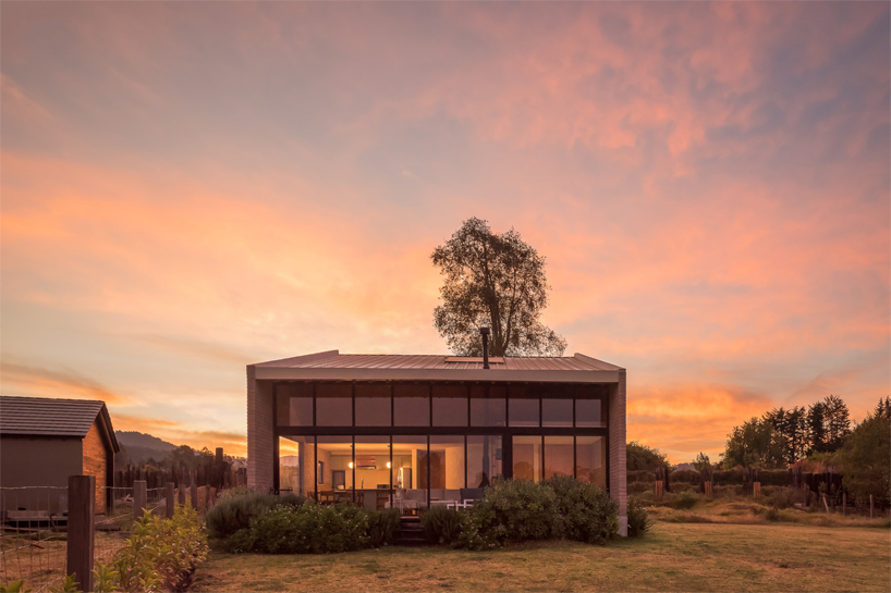 estudio atemporal crafts tiny geometric brick home in mexico's rural landscape
