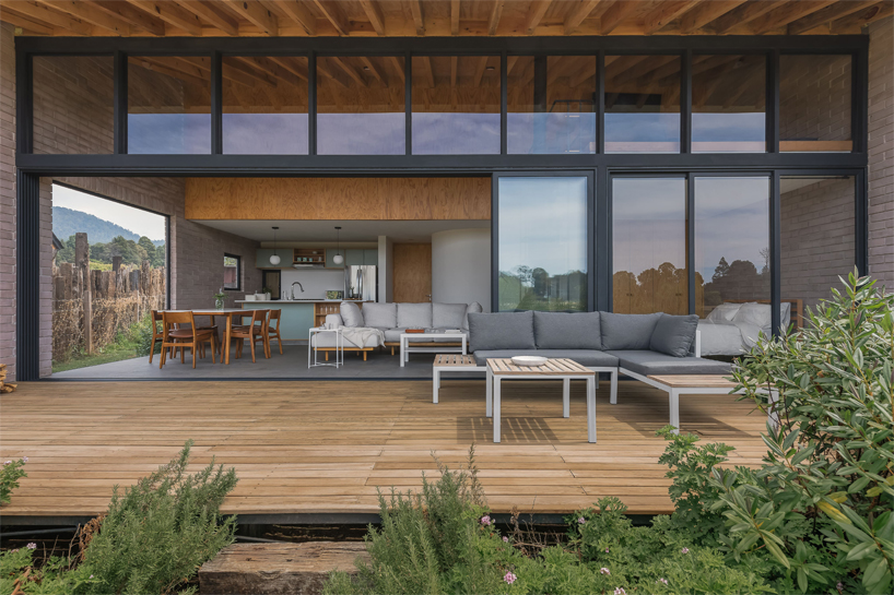 estudio atemporal crafts tiny geometric brick home in mexico's rural landscape